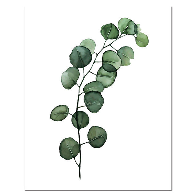 Home Decor Green Plant Canvas Painting Home Decor Green Plant Canvas Painting